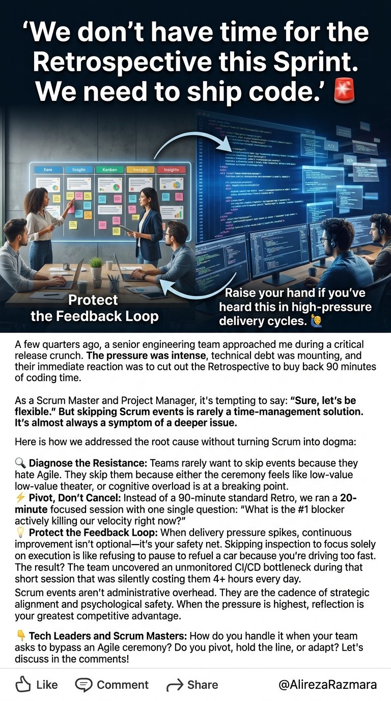 Why Teams Skip Sprint Retrospectives (And How to Pivot Under Pressure)
